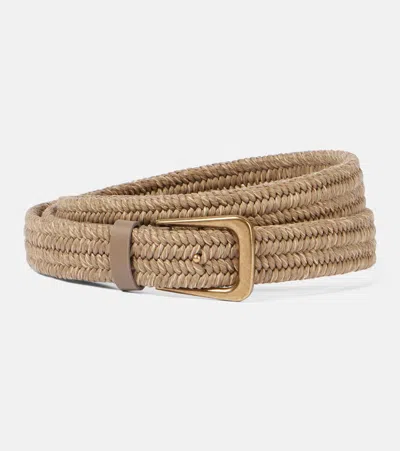 BRUNELLO CUCINELLI WOVEN BELT