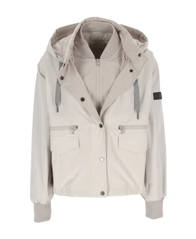 BRUNELLO CUCINELLI ZIP-FASTENING HOODED JACKET
