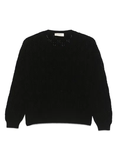 BRUNO MANETTI POINTELLE-KNIT SWEATER