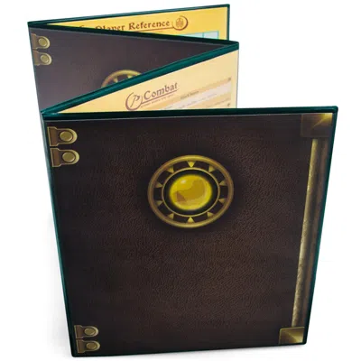 BRYBELLY HOLDINGS THE MASTERS TOME CUSTOMIZABLE DM SCREEN, GREEN
