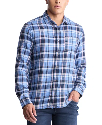 BUFFALO DAVID BITTON MEN'S SAROZ COTTON PLAID BUTTON-UP SHIRT