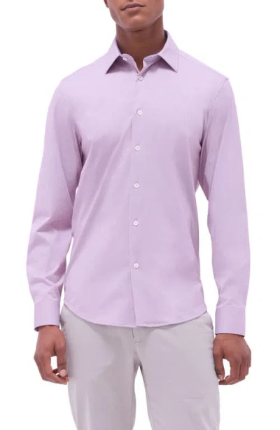 BUGATCHI BUGATCHI JIMMY OOOHCOTTON® SOLID BUTTON-UP SHIRT