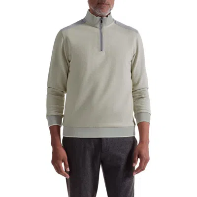 BUGATCHI BUGATCHI MÉLANGE QUARTER ZIP TOP