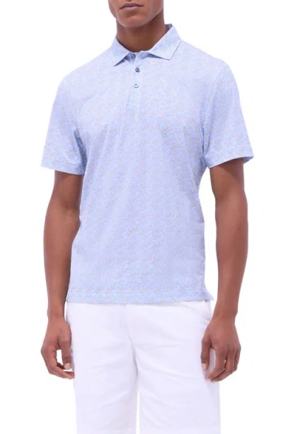 BUGATCHI BUGATCHI VICTOR OOOHCOTTON® LEAF PRINT POLO