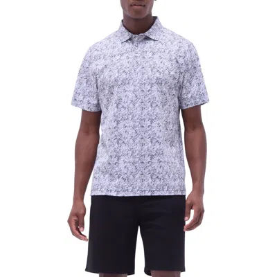 BUGATCHI BUGATCHI VICTOR OOOHCOTTON® LEAF PRINT POLO