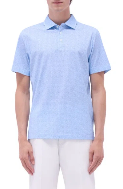 BUGATCHI BUGATCHI VICTOR OOOHCOTTON® LEAF PRINT POLO