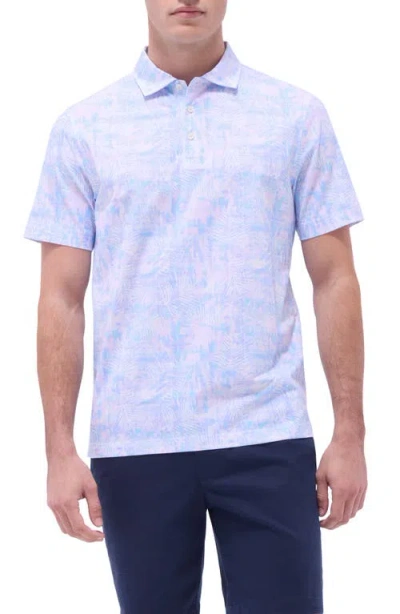 BUGATCHI BUGATCHI VICTOR OOOHCOTTON® LEAF PRINT POLO