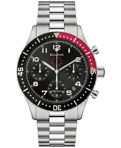 BULOVA 150TH ANNIVERSARY SPECIAL EDITION MEN'S MARINE STAR HERITAGE CHRONOGRAPH STAINLESS STEEL BRACELET WA