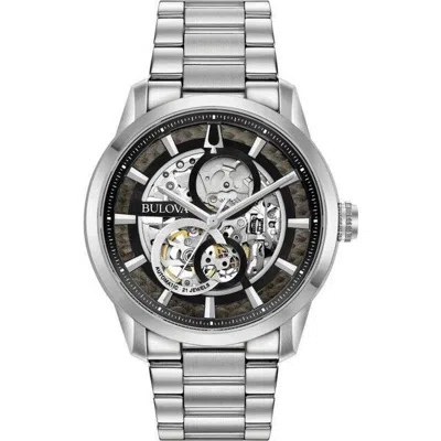 BULOVA BULOVA SUTTON 96A208 SKELETONIZED AUTOMATIC WRIST WATCH FOR MEN - IN BOX