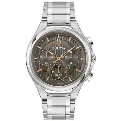 BULOVA BULOVA MENS CURV GREY DIAL WATCH - 96A298