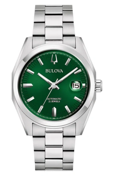 BULOVA BULOVA SURVEYOR BRACELET WATCH, 39MM