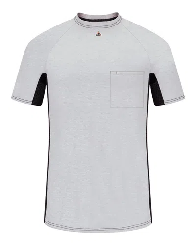 BULWARK SHORT SLEEVE FR TWO-TONE BASE LAYER WITH CONCEALED CHEST POCKET- EXCEL FR