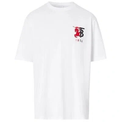 BURBERRY BURBERRY 1856 LOGO WHITE T-SHIRT