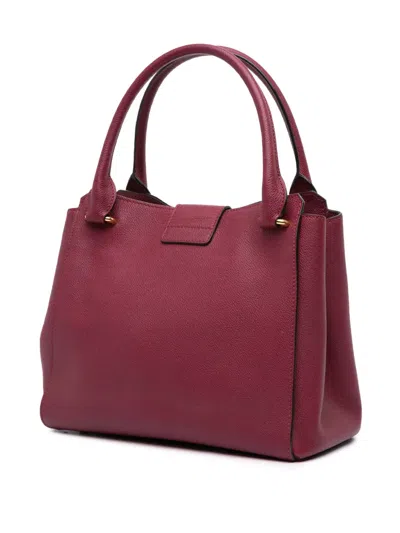 BURBERRY 2000-2017 MEDIUM GRAINED CALFSKIN BUCKLE TOTE SATCHEL