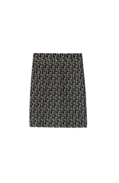BURBERRY BURBERRY B CHARM WOOL BLEND SKIRT
