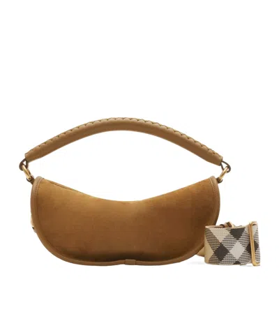 BURBERRY BURBERRY B CLIP ZIPPED SHOULDER BAG