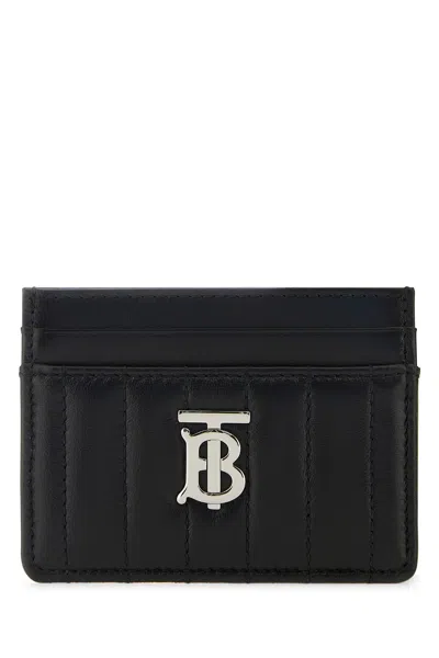 BURBERRY BLACK LEATHER LOLA CARD HOLDER