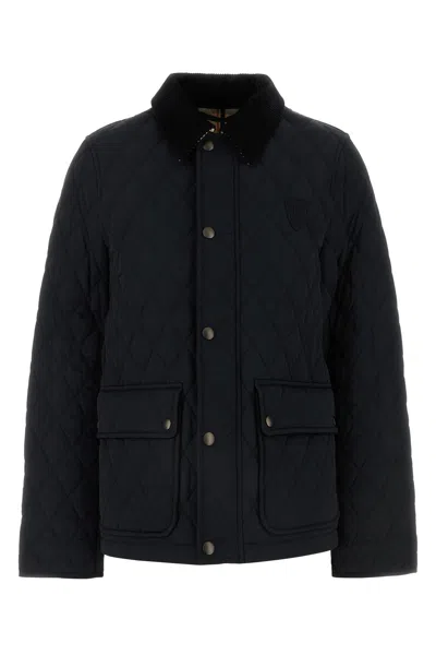 BURBERRY BLACK NYLON JACKET