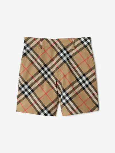 BURBERRY BURBERRY BOYS OSCAR CHECK SHORTS