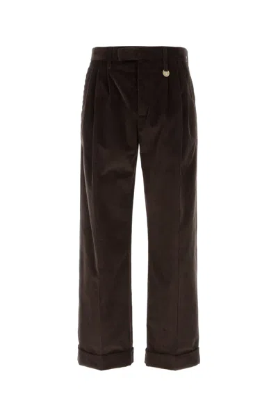 BURBERRY BURBERRY BROWN CORDUROY PANT