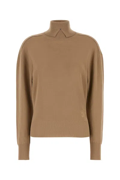 BURBERRY CAMEL WOOL SWEATER