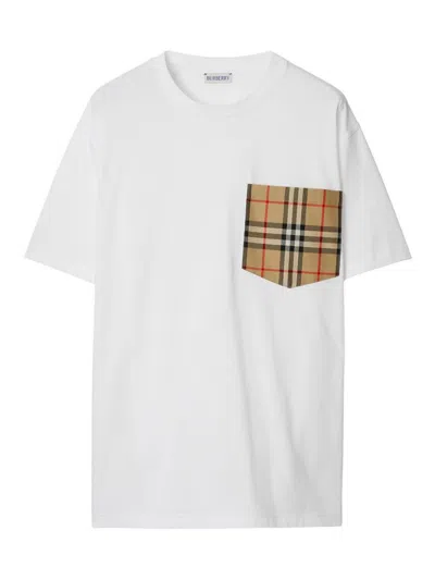 BURBERRY CAMISETA - BLANCO
