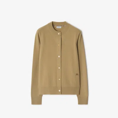 BURBERRY BURBERRY CASHMERE BLEND CARDIGAN