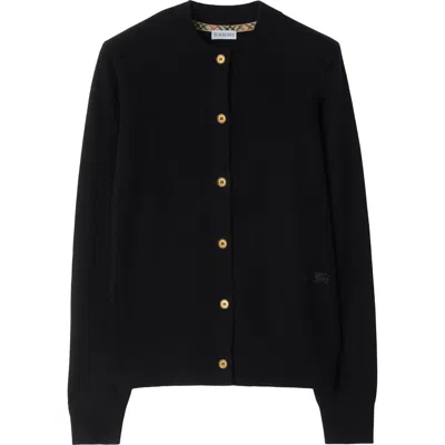 BURBERRY BURBERRY CASHMERE BLEND CARDIGAN