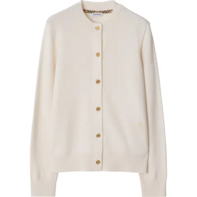 BURBERRY BURBERRY CASHMERE BLEND CARDIGAN