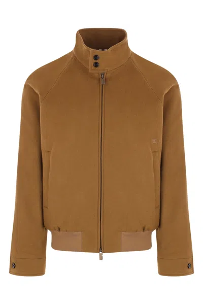 BURBERRY BURBERRY ZIP-UP HIGH NECK JACKET