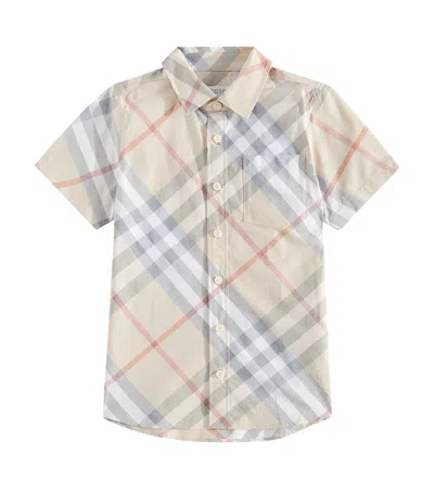 BURBERRY BURBERRY CHECK COTTON SHIRT