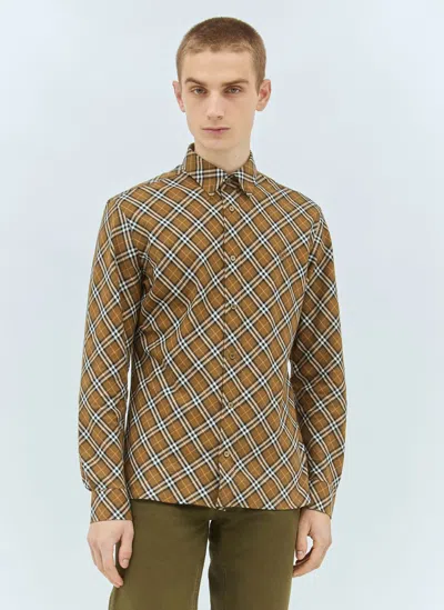 BURBERRY CHECK COTTON SHIRT
