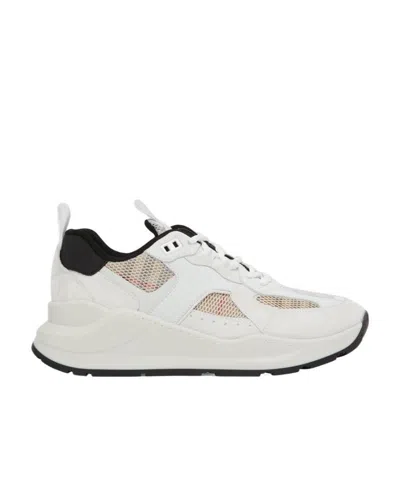 BURBERRY BURBERRY PANELLED LACE-UP SNEAKERS