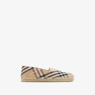 BURBERRY BURBERRY CHECK MEWS ESPADRILLES​