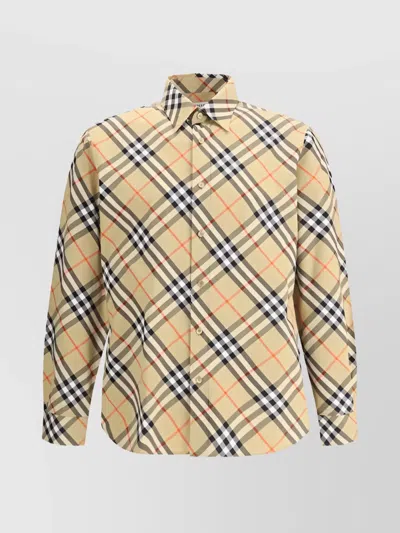 BURBERRY CHECK PATTERN ARCHIVE SHIRT