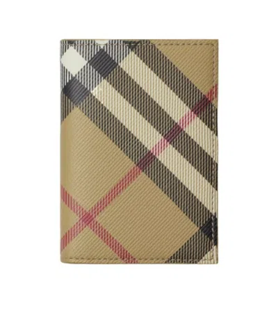 BURBERRY BURBERRY CHECKED BI-FOLD CARDHOLDER