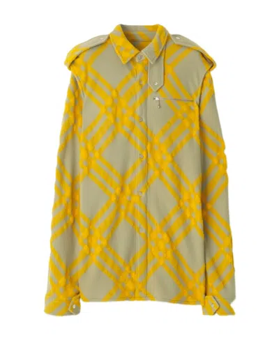BURBERRY BURBERRY LONG SLEEVED CHECK-PATTERN SHIRT