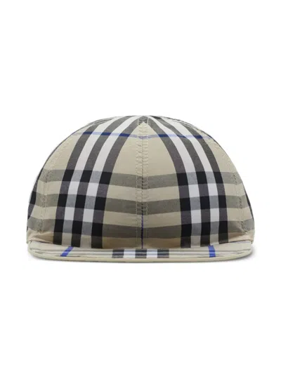 BURBERRY CHECK-PATTERN REVERSIBLE BASEBALL CAP