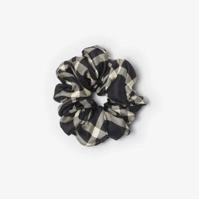 BURBERRY BURBERRY CHECK SILK SCRUNCHIE