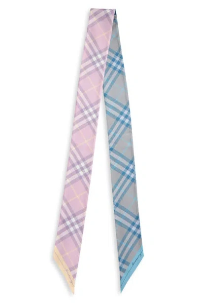 BURBERRY BURBERRY CHECK SILK SKINNY SCARF