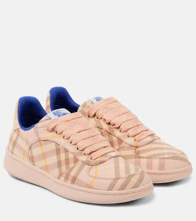 BURBERRY CHECK SNEAKERS