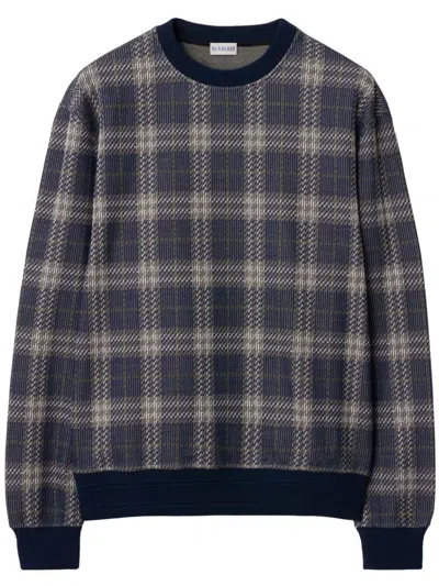 BURBERRY CHECKED SWEATER