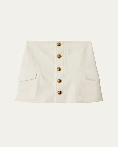 BURBERRY COTTON MINI SKIRT