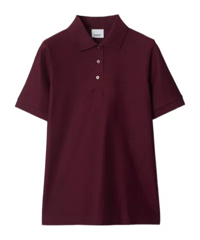 BURBERRY COTTON SHORT-SLEEVED POLO SHIRT