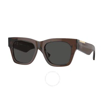 BURBERRY BURBERRY DARK GREY SQUARE LADIES SUNGLASSES BE4424 411687 52