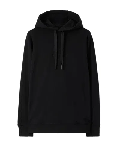 BURBERRY BURBERRY EKD-EMBROIDERED DRAWSTRING HOODIE