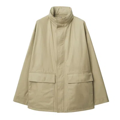 BURBERRY BURBERRY EKD-EMBROIDERED COTTON PARKA