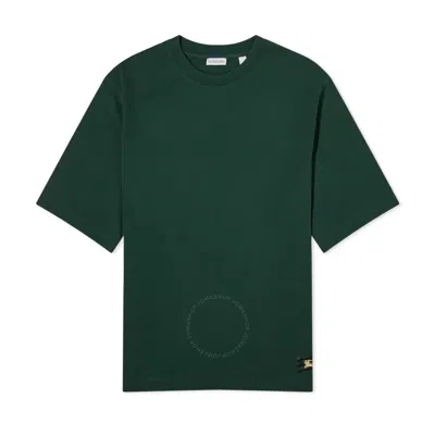 BURBERRY BURBERRY EKD LABEL COTTON T-SHIRT