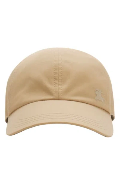 BURBERRY BURBERRY EQUESTRIAN KNIGHT DESIGN COTTON GABARDINE BASEBALL CAP