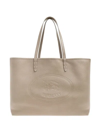 BURBERRY EQUESTRIAN KNIGHT TOTE BAG